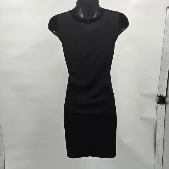 Collectibles Petite Sophisticate Dress Women's Size S  Black Sleeveless - Picture 2 of 10